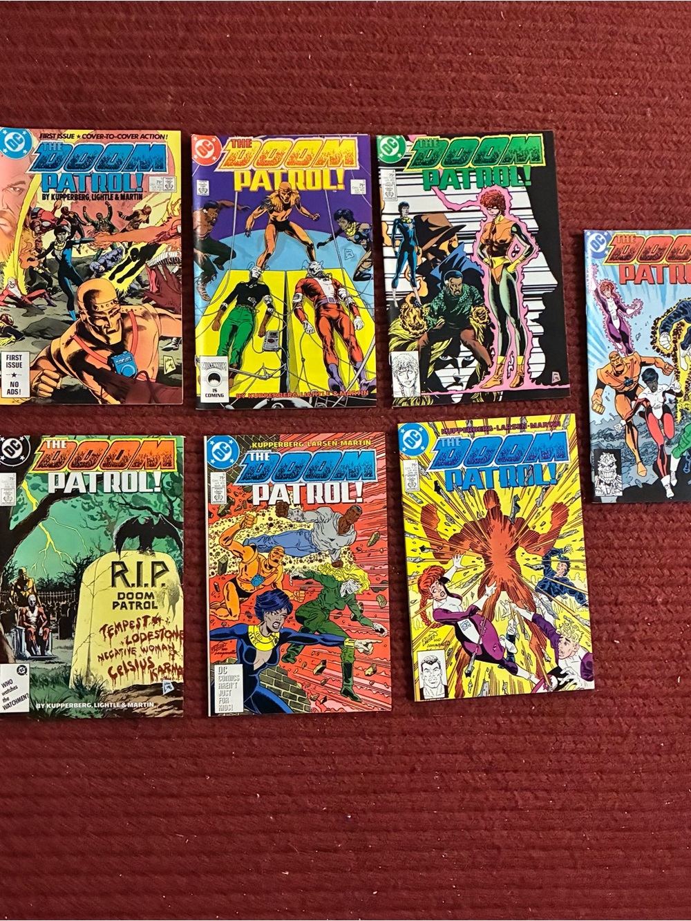 Doom Patrol Comic Lot - Colorful Vintage Covers